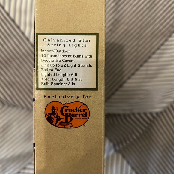 Cracker Barrel star string lights - Picture 3 of 3